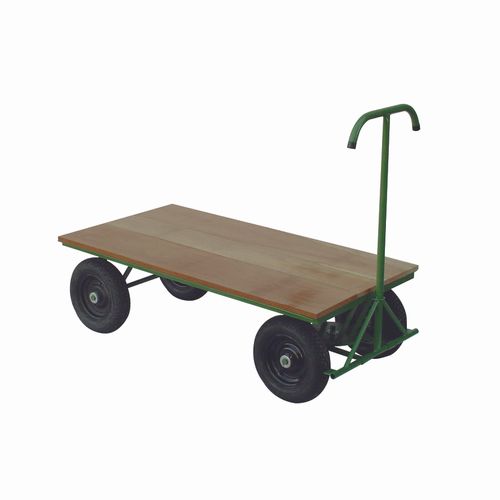Carro Plataforma Grande Madeira  Roda Maciça B19AM BENATTI