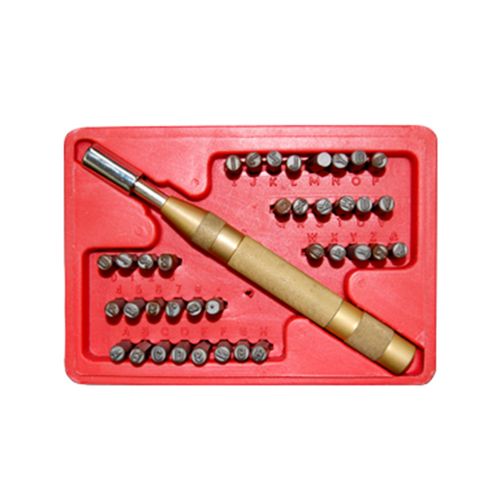 Alfabeto / Algarismo de Aço 38 Peças 673501 Lee Tools