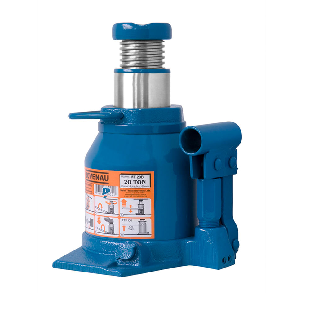 Macaco Hidráulico Garrafa 20Ton BAIXO MT-20B 21100RP BOVENAU - A