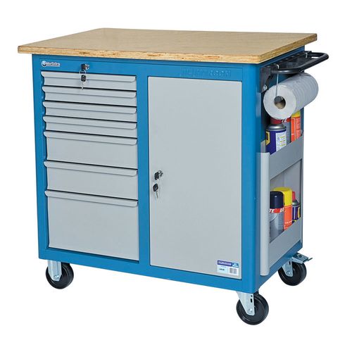 Bancada Móvel 7 gavetas porta lateral Ref CR60 MARCON