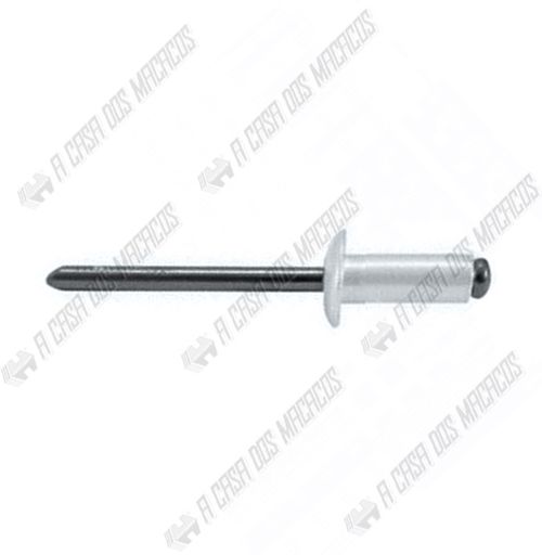 Rebite Pop 2,4 X 6,4mm Nt e Alavanca 819 4215 4314 15154320 15171395 Berg Steel