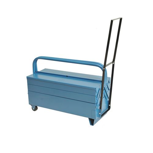 Caixa para Ferramentas Sanfonada 5 Gavetas com Rodas 50x20x21cm Mod 10 Fercar