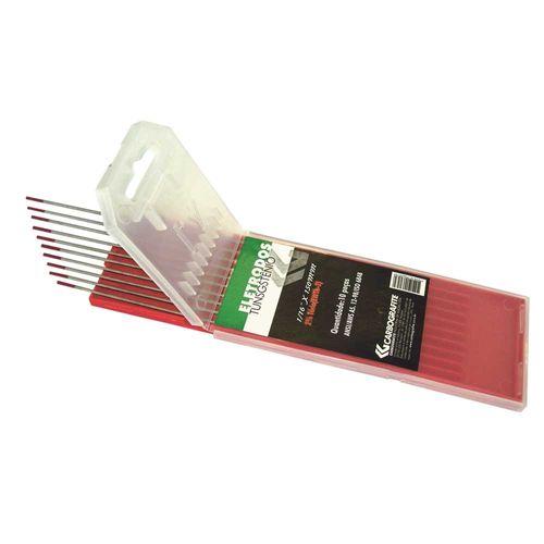 Eletrodos de Tungstenio 1,6x150mm Unidade 012018312 Carbografite