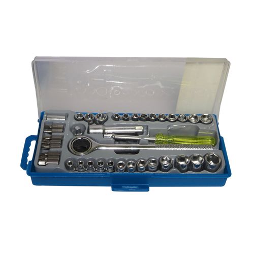 Jogo de Soquete Com Catraca Com 40 Peças 680172 Lee Tools
