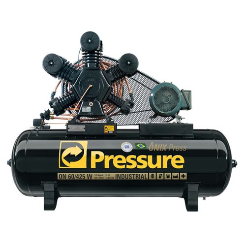 Compressor de ar 60/425 175lbs 15hp trifásico Onix Pressure