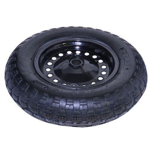 Roda Pneumatica 350X8" EIXO 1" 2 Lonas Furo Passante A04522 AXN