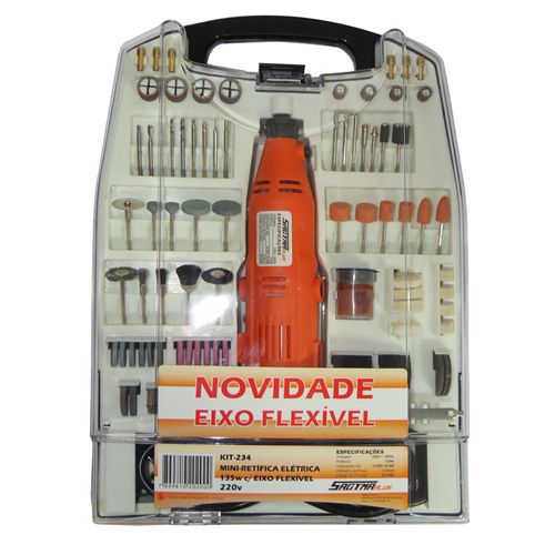 Micro retifica 220v com chicote e acessórios 135w 072501 Sagyma Yamar