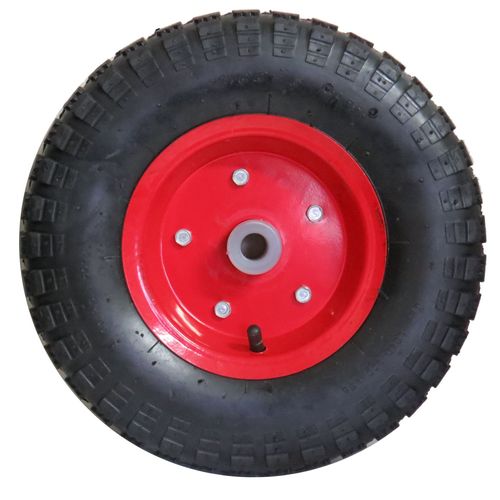 Roda pneumática  aro chapa 400x6" 19mm 3/4 Rio Sul