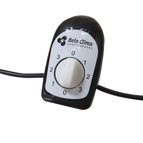 Ventilador pedestal mega vento 50cm 110V preto Belo Clima