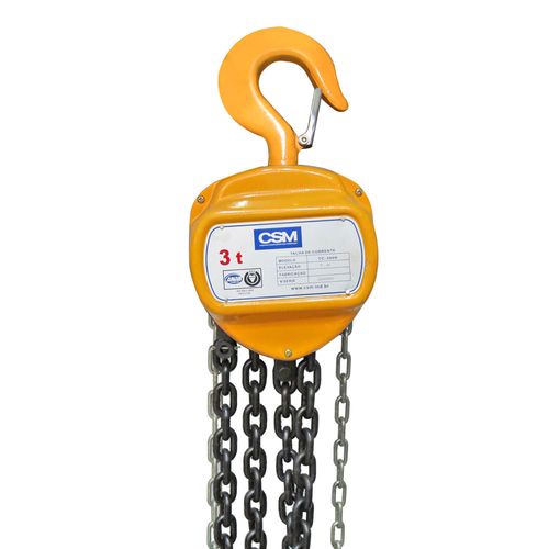 Talha manual  3,0t x 3,0m TC30000  4.01.33.014 CSM