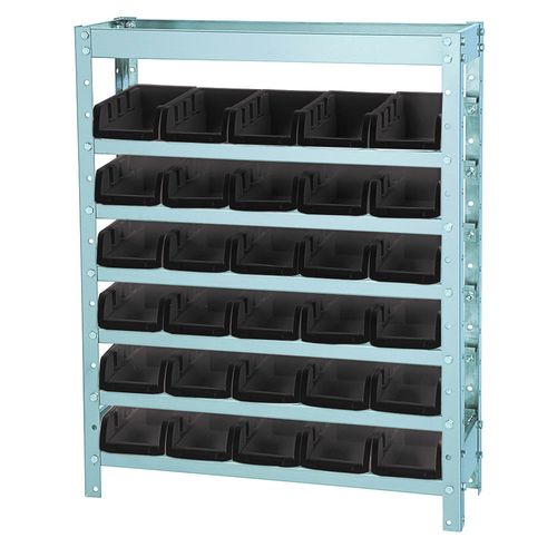 Estante Gaveteira Com 30 Caixas Pretas Ep30/3p Marcon