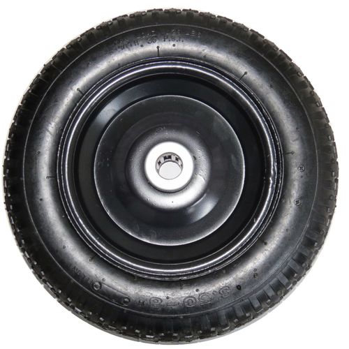 Roda pneumática 350x8" eixo 1" 4 lonas Hidromepe