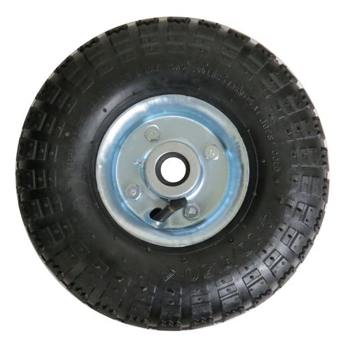 Roda pneumática 350x4" eixo 3/4" 2 lonas Hidromepe