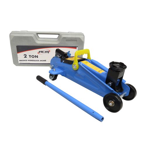Macaco Hidraulico Jacaré  2Ton com MALETA MHJ002M ACM TOOLS