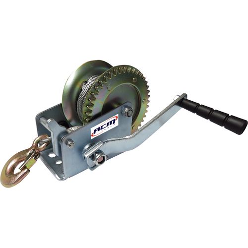 Guincho Manual Carretilha 450Kg com 10Mts Cabo Aço GC450C ACM TOOLS