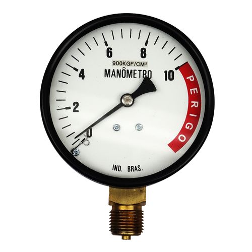 Manômetro 10T Prensa 900kg Rosca 1/2 BSP Charlott