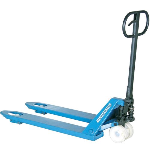 Carro Hidráulico Paleteira Manual  2 Ton Roda Dupla Nylon Largo TP2TN1 MARCON