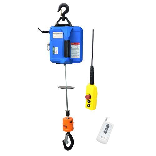 Guincho elétrico portátil 200kg x 19m com controle remoto GE