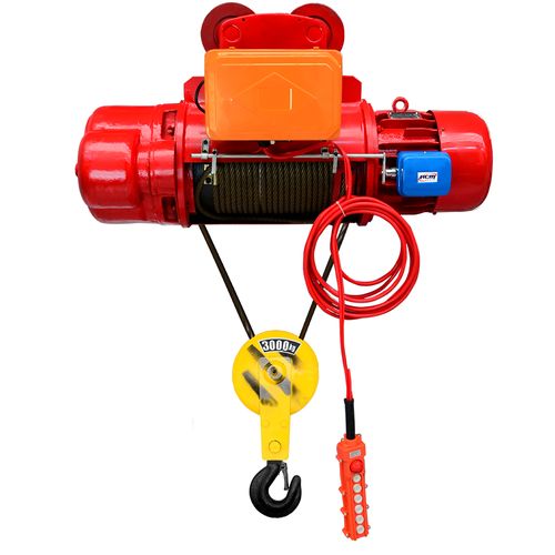 Talha Elétrica 3Ton x 9Mts com cabo de aço Troley Elétrico 220V TECA3000/9 ACM TOOLS