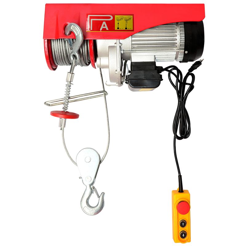 Talha-Eletrica-250-500Kg-220v-30mts-Cabo-de-Aco-PA500-30-ACM-Tools