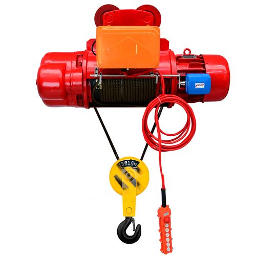 Talha Elétrica 5 Ton X 9Mts Cabo Aço Troley Elétrico 220v Teca5000/9 ACM TOOLS