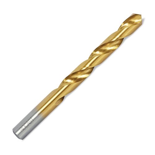 Broca Paralela Aço Rápido 10mm HSS TITÂNIO Ref 1370019 ROCAST