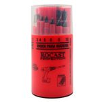 Jogo-Brocas-Combinadas-Paralela-Aco-Rapido-Vidia-e-Madeira-18-pecas-ROCAST-