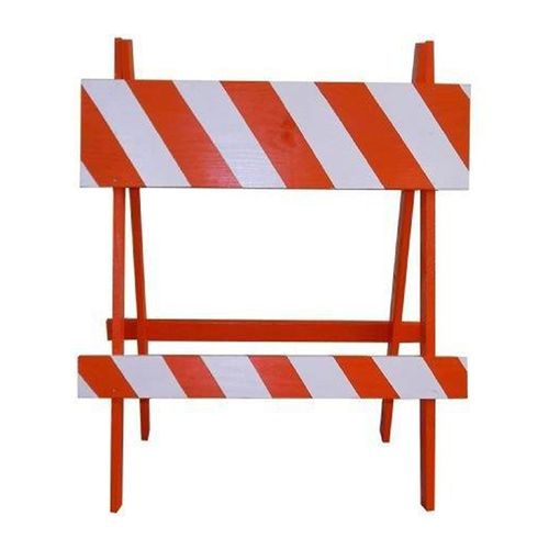 Cavalete de Madeira Laranja/Branco Padrão CET DICON