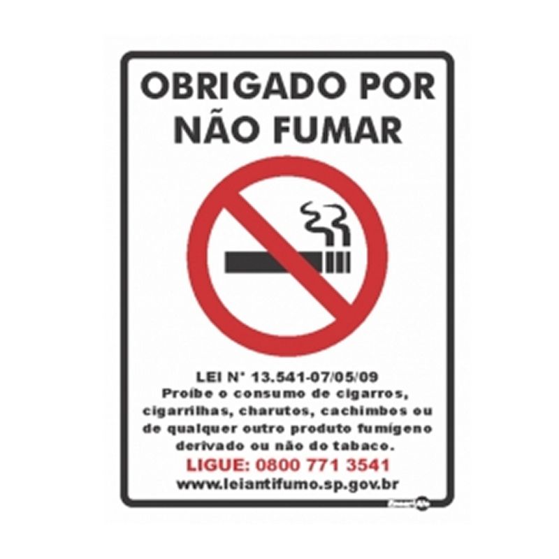 Placa-Sinalizadora-150x200mm-OBRIGADO-POR-NAO-FUMAR-Ref-PS604SP-ENCARTALE