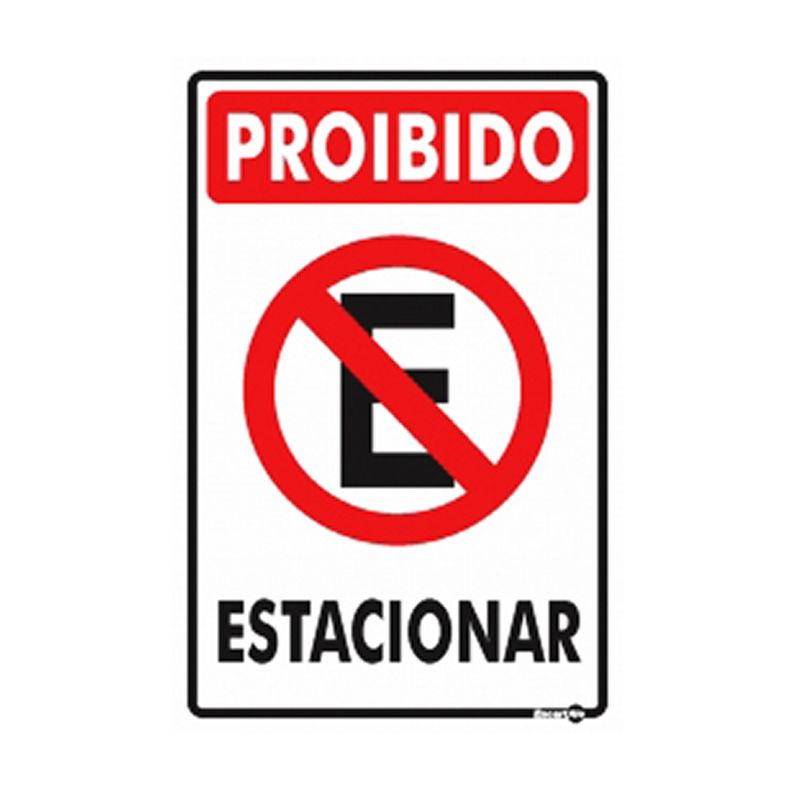 Placa-de-Sinalizacao-200x300mm-PROIBIDO-ESTACIONAR-Ref-PS01-ENCARTALE