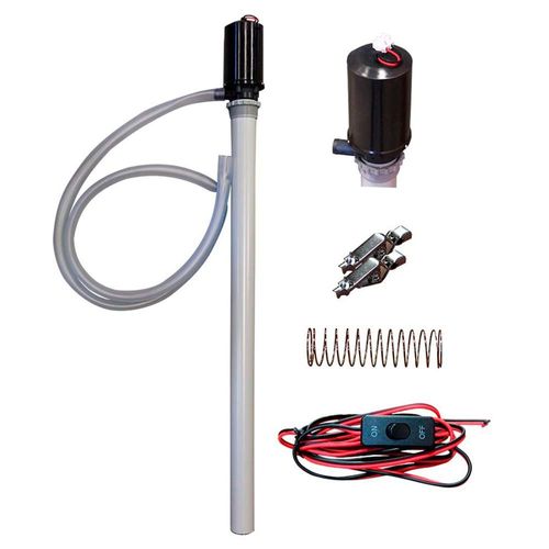 Bomba para Transferência á Bateria 12v 20L/min com Filtro e Mangueira de 2,5m Ref 5981 BREMEN