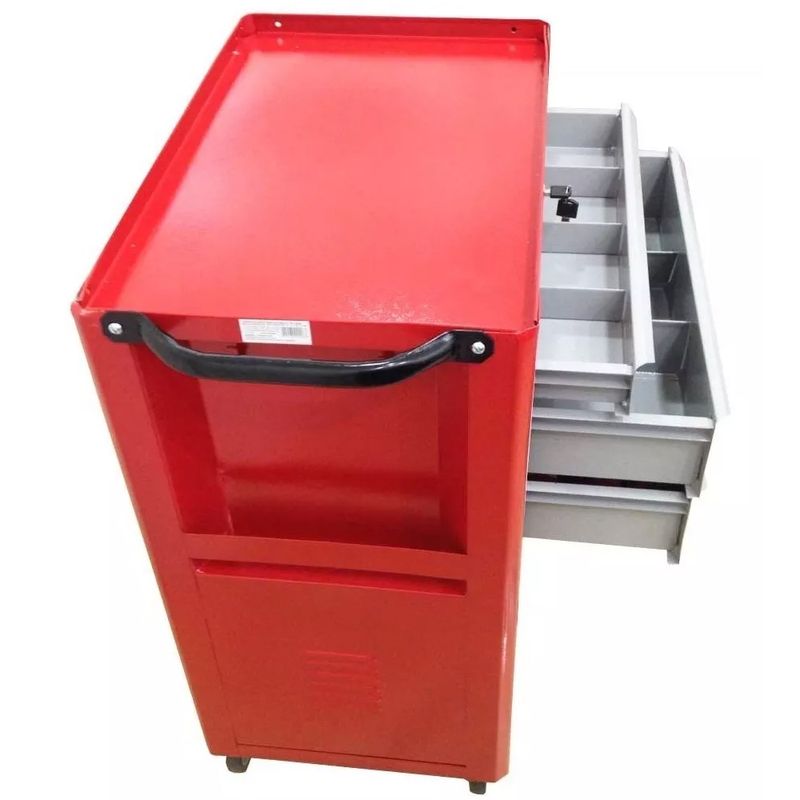 Carro-porta-ferramentas-fechado-com-3-gavetas-vermelho-Ref-06-FERCAR-