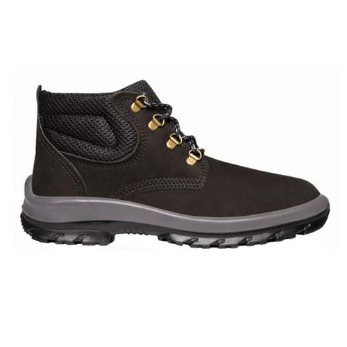 Bota com Bico PVC com Cadarço Nobuck Preto Tam 40 Ref TP092 CARTOM