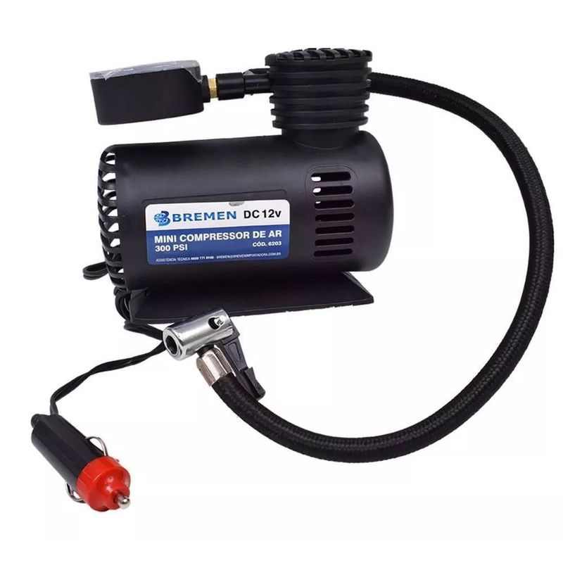 Mini-Compressor-de-Ar-12v-300PSI-Ref-6203-BREMEN