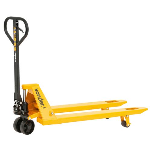 Carro Hidráulico Paleteira 2Ton Roda Simples Nylon Largo 1150x685mm Ref CSN206 VONDER