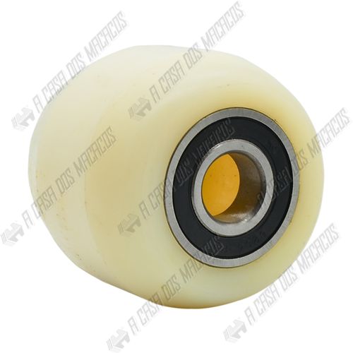 Roda Nylon Dianteira com Rolamento Duplo 80x70mm Paleteira TS 2.6  TR 3.0 ACM TOOLS