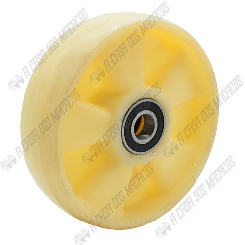 Roda Nylon Direcional com Rolamento Duplo 180x50mm Paleteira TS 2.6  TR 3.0 ACM TOOLS