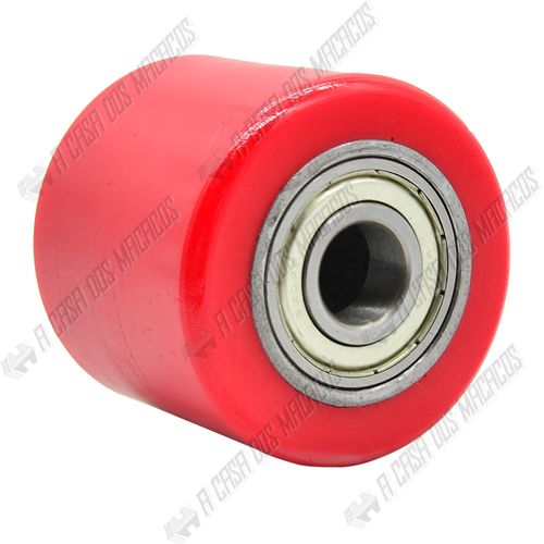 Roda Dianteira Poliuretano com  Rolamento Duplo 80x70mm Paleteira TS2.6  TR3.0 ACM TOOLS