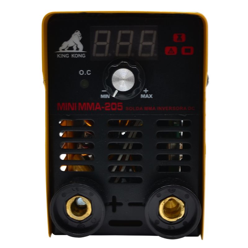Maquina-Inversora-de-Solda-205A-Regulagem-Digital-Eletrodos-6013-7018-3.2mm-Ref-MINI205-KING-KONG