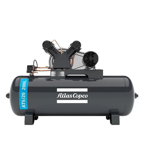 Compressor de Ar AT5/20 200L 220/380v Trifásico 140PSI  ATLAS COPCO