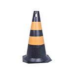 Cone-de-Sinalizacao-Preto--Amarelo-50cm-Ref-70001304-PLASTCOR