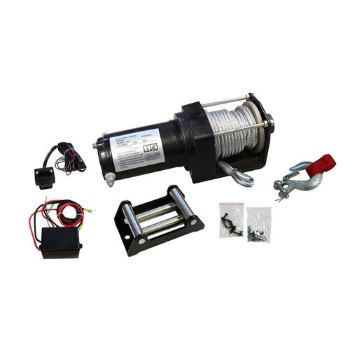 Guincho Eletrico 12V 1360Kg - 3000LBS Com Cabo Aco 9,2MTS 3382 BREMEN