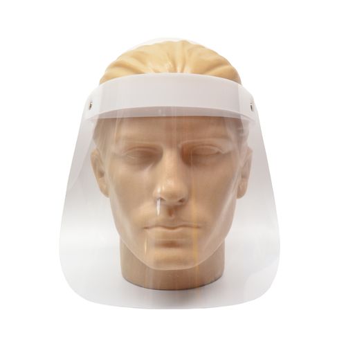Protetor Facial Incolor com Tiras Brancas HIDROMEPE