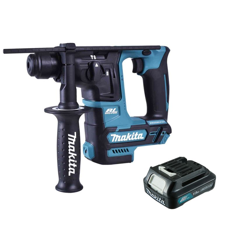 Martelete-Rotativo-Rompedor-com-Bateria-12v-1.5Ah-Ref-HR166DZ-P-MAKITA