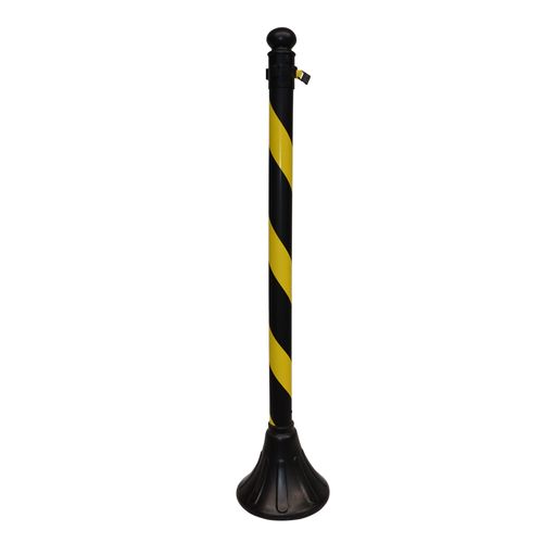 Pedestal Plástico Zebrado com Fita Retrátil R02 TUBOART