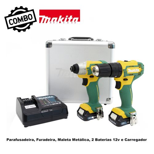 Kit Parafusadeira TD110D e Furadeira HP333D Ref CLX228BR MAKITA