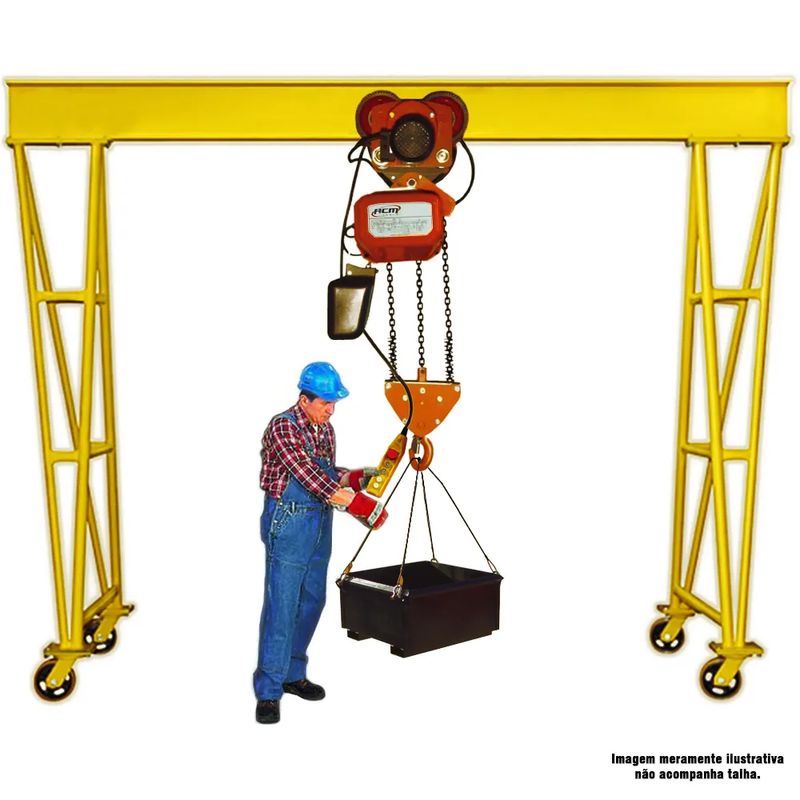 Portico-Movel-2-Ton-Roda-Poliuretano-PCM-2-CLIMBER