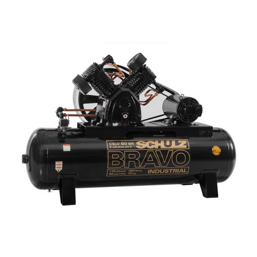 Compressor de Ar CSLV 60BR/350L 2 Polos 15CV  220/380v SCHULZ