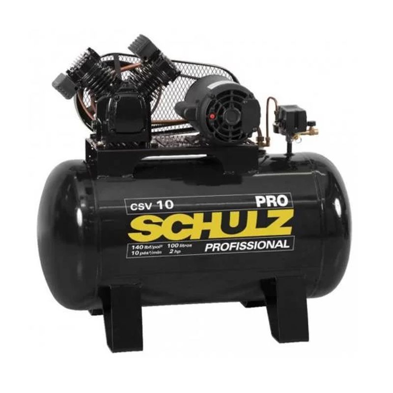 Compressor-de-Ar-CSV-10PRO-100L-2HP-2-polos-Trifasico-220-380v-SCHULZ