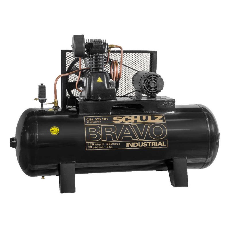 Compressor-de-Ar-CSL-25BR-250L-5HP-2-polos-Trifasico-220-380v-SCHULZ